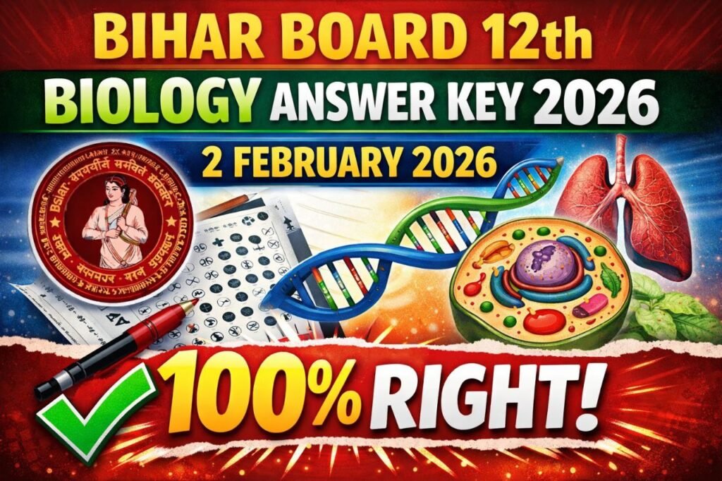 2 February 12th Biology Answer Key 2026: